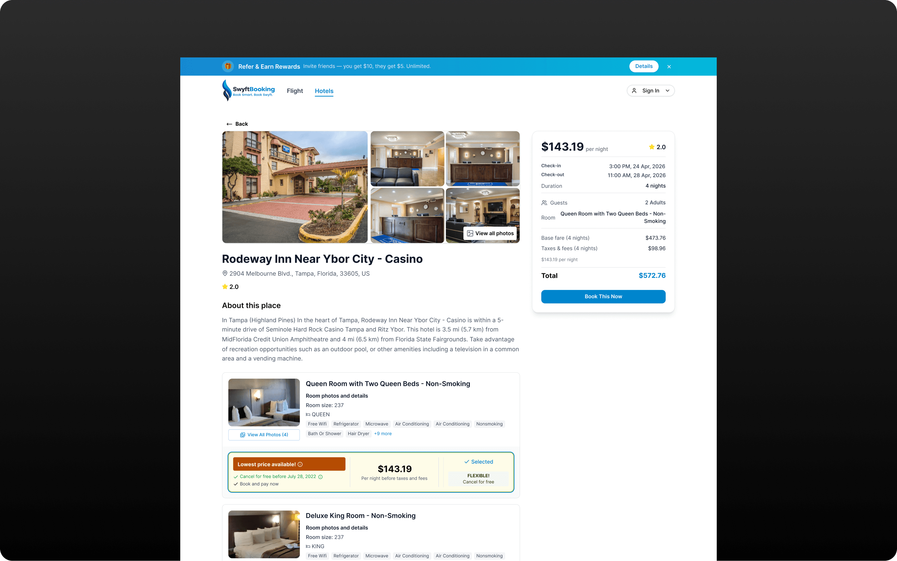 Swyftbooking — OTA Platform